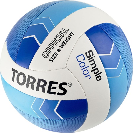 Купить Мяч волейбольный Torres Simple Color любительский р.5 в Россоши 
